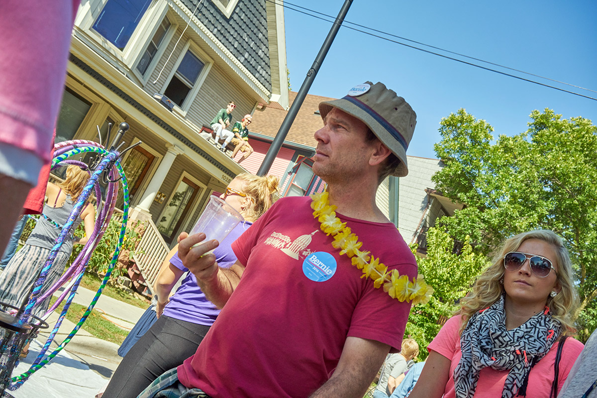 Feel The Bern Madison, WI Willy Street Festival 2015