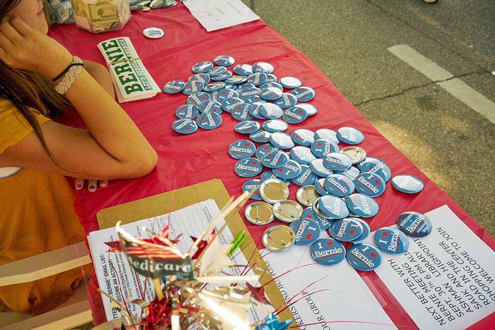 Feel The Bern Madison, WI Willy Street Festival 2015