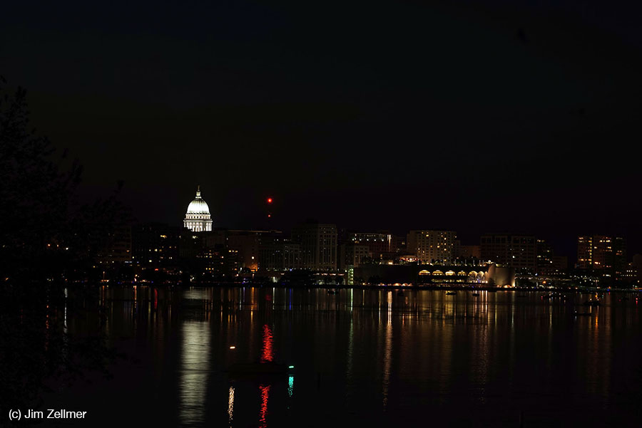 Lake Monona, Capitol, Monona Terrace Madison, WI by Jim Zellmer June 2015