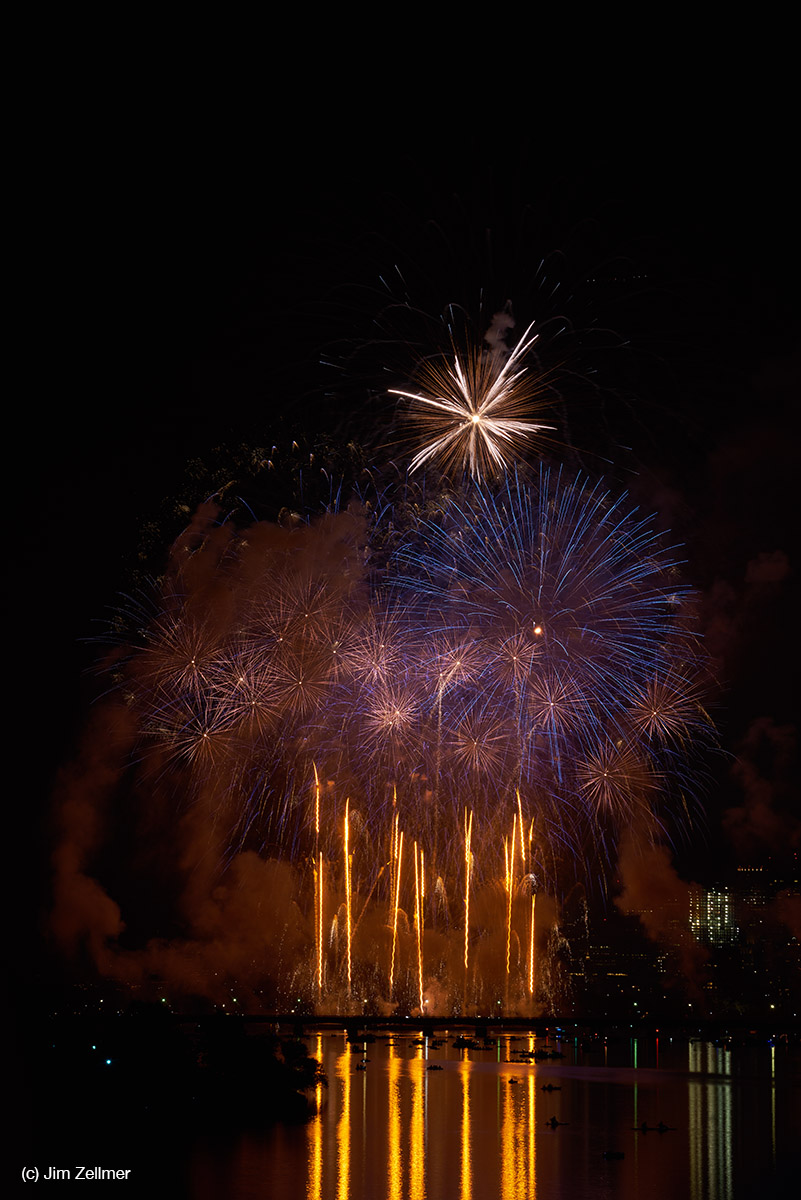 Boston, Massachusetts Fireworks July 4, 2015 by Jim Zellmer