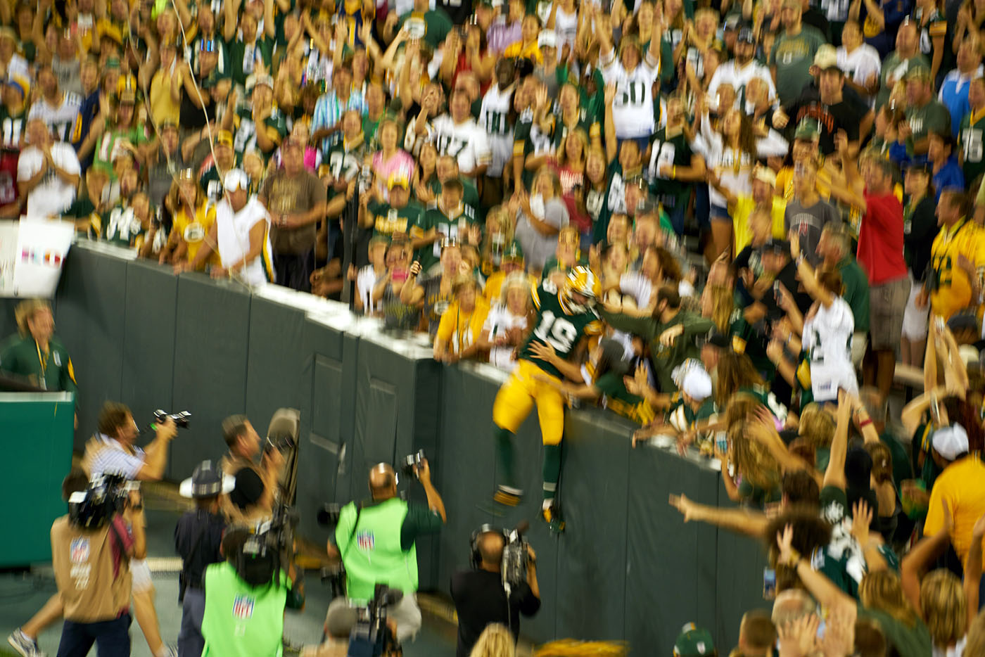 Saints vs. Packers Lambeau Field Green bay, WI September 2015