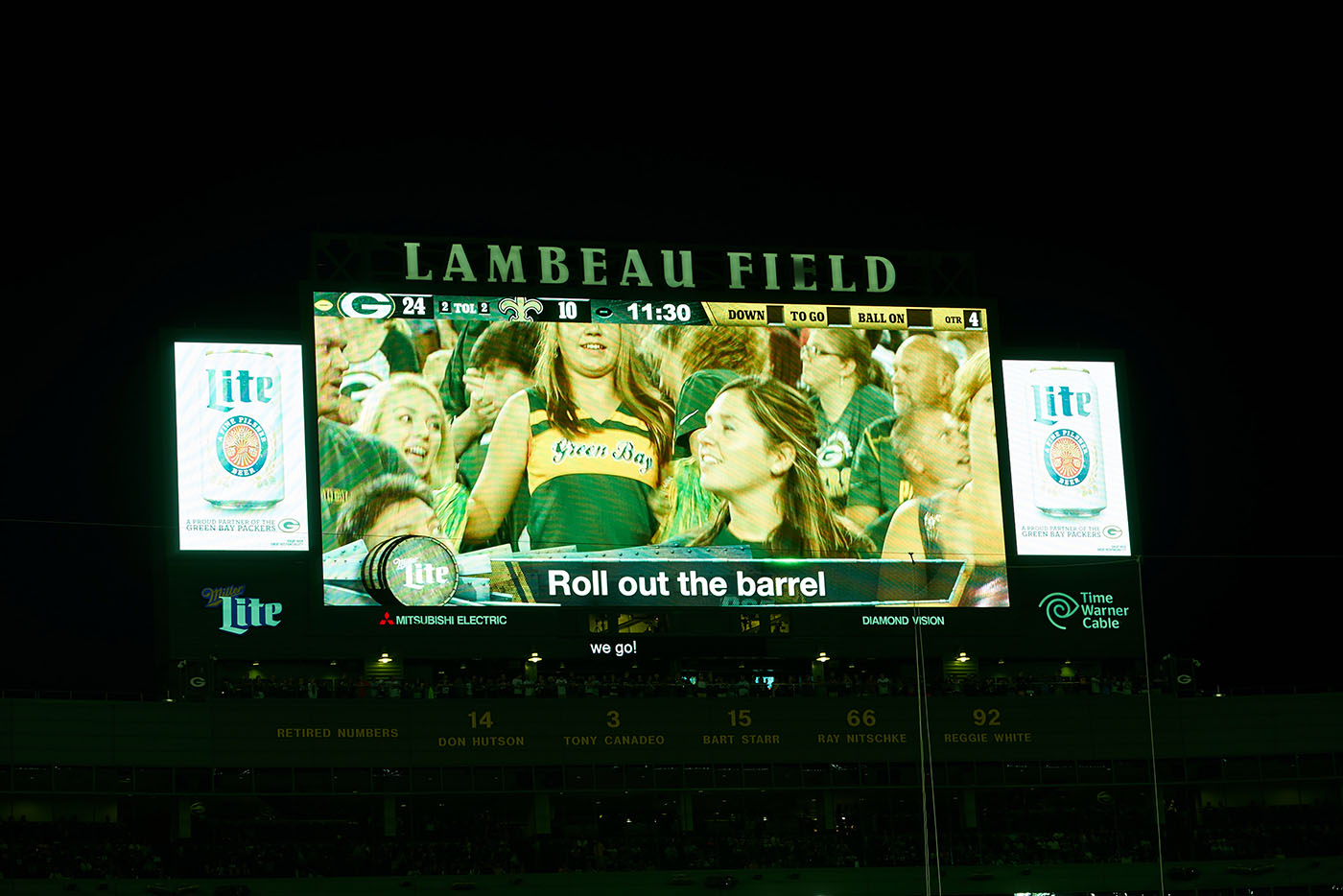 Saints vs. Packers Lambeau Field Green bay, WI September 2015