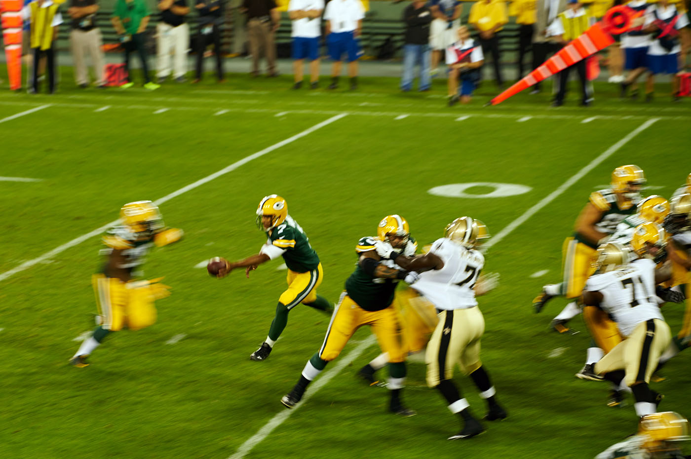 Saints vs. Packers Lambeau Field Green bay, WI September 2015