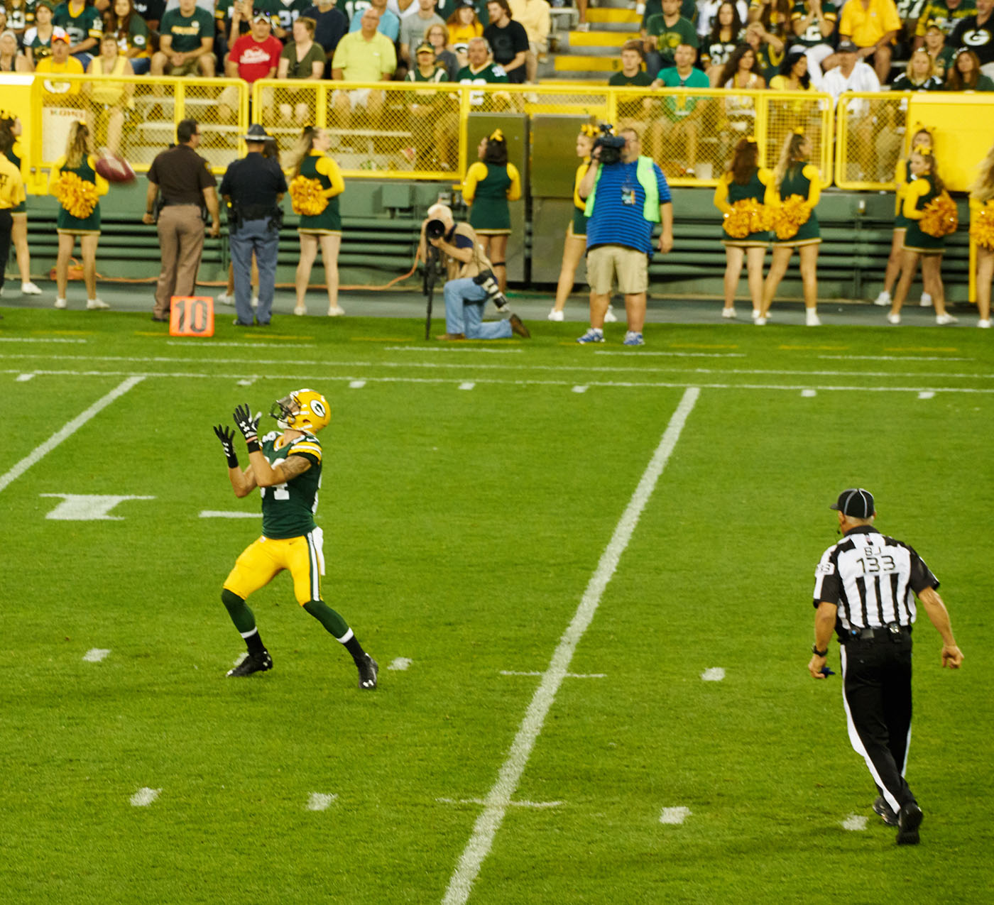 Saints vs. Packers Lambeau Field Green bay, WI September 2015