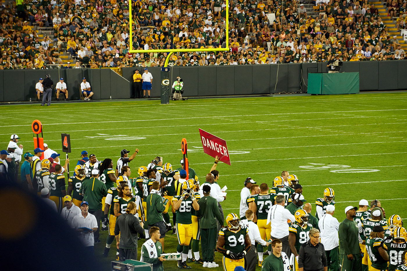 Saints vs. Packers Lambeau Field Green bay, WI September 2015