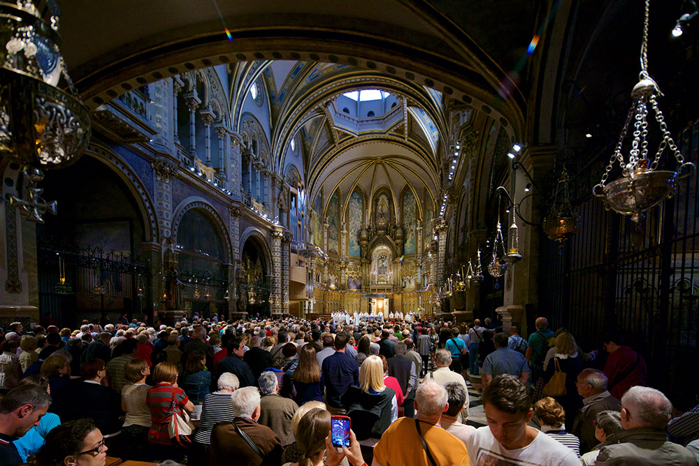 Montserrat near Barcelona, Spain