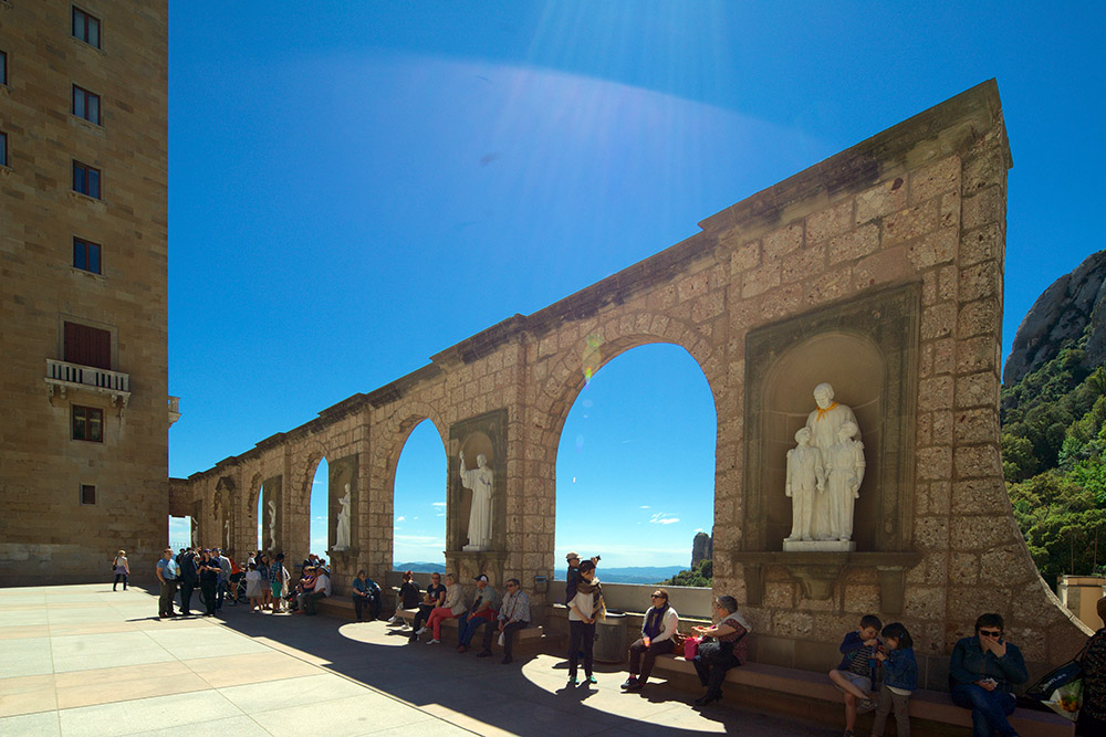 Montserrat near Barcelona, Spain