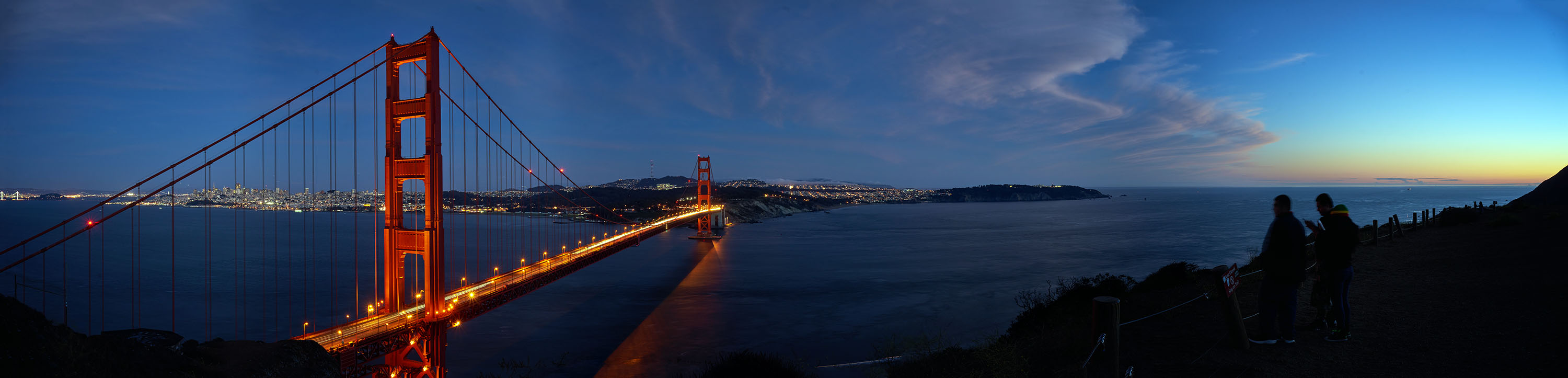 Sunset: Golden Gate Bridge San Francisco, CA