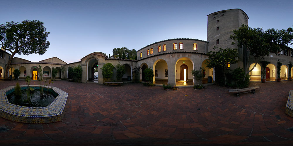 Courtyard at the San Francisco Art Institute